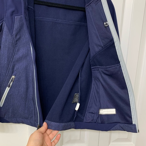 Snozu Kids' Full-Zip Softshell Hooded Jacket Outdoor Water-resistant Coat size M - Picture 10 of 13